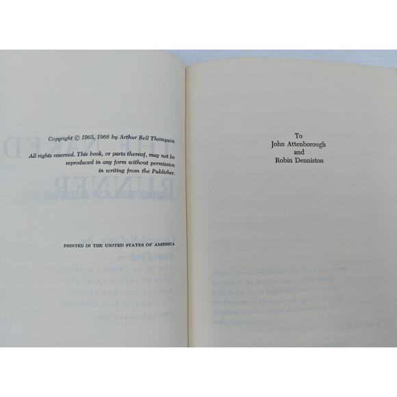 Naked Runner By Francis Clifford Vintage Spy Novel Mystery Early Edition 1966 - Picture 9 of 16